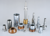 Kundenspezifischer CNC-Drehmaschinen-Gewindekern mit Charmferred für Spritzgussteile